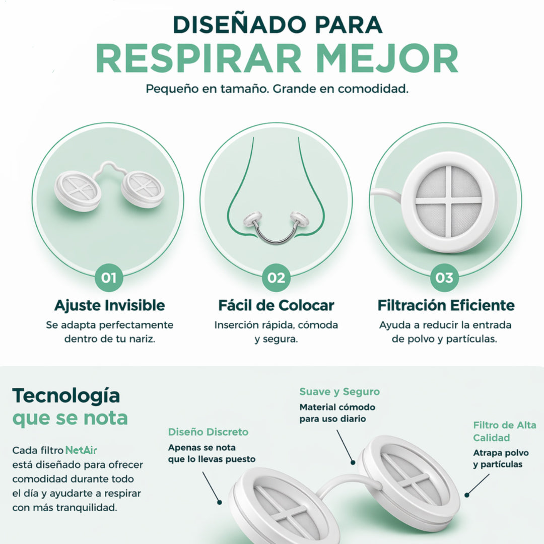 Filtros Nasales NetAir™