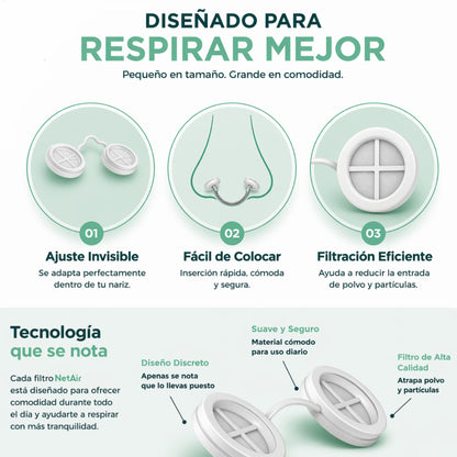 Filtros Nasales NetAir™